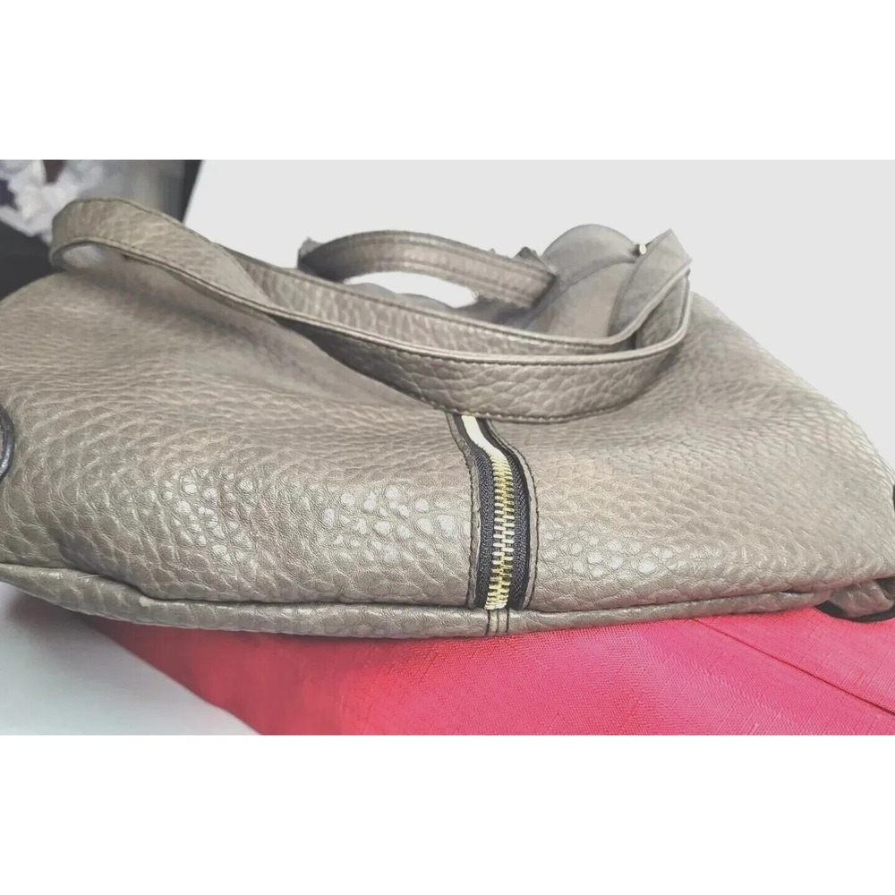 CHRISTIAN SIRIANO FOR PAYLESS LARGE‎ GRAY PURSE HANDBAG Fall Winter Large - Picture 4 of 8